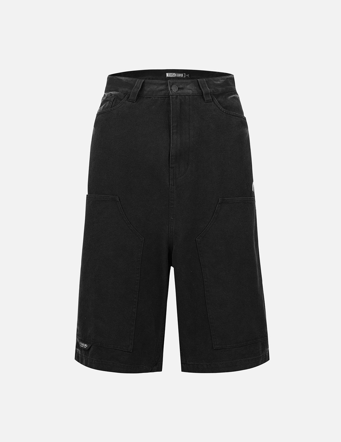 染色和重度水洗時尚版型滑板短褲